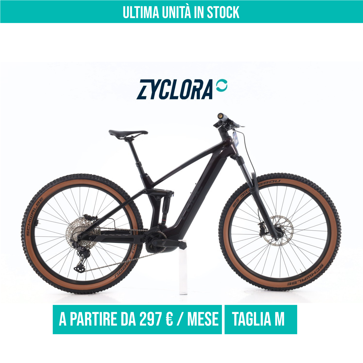 Cube Stereo Hybrid Race Carbonio XT taglia M Semi-nuova