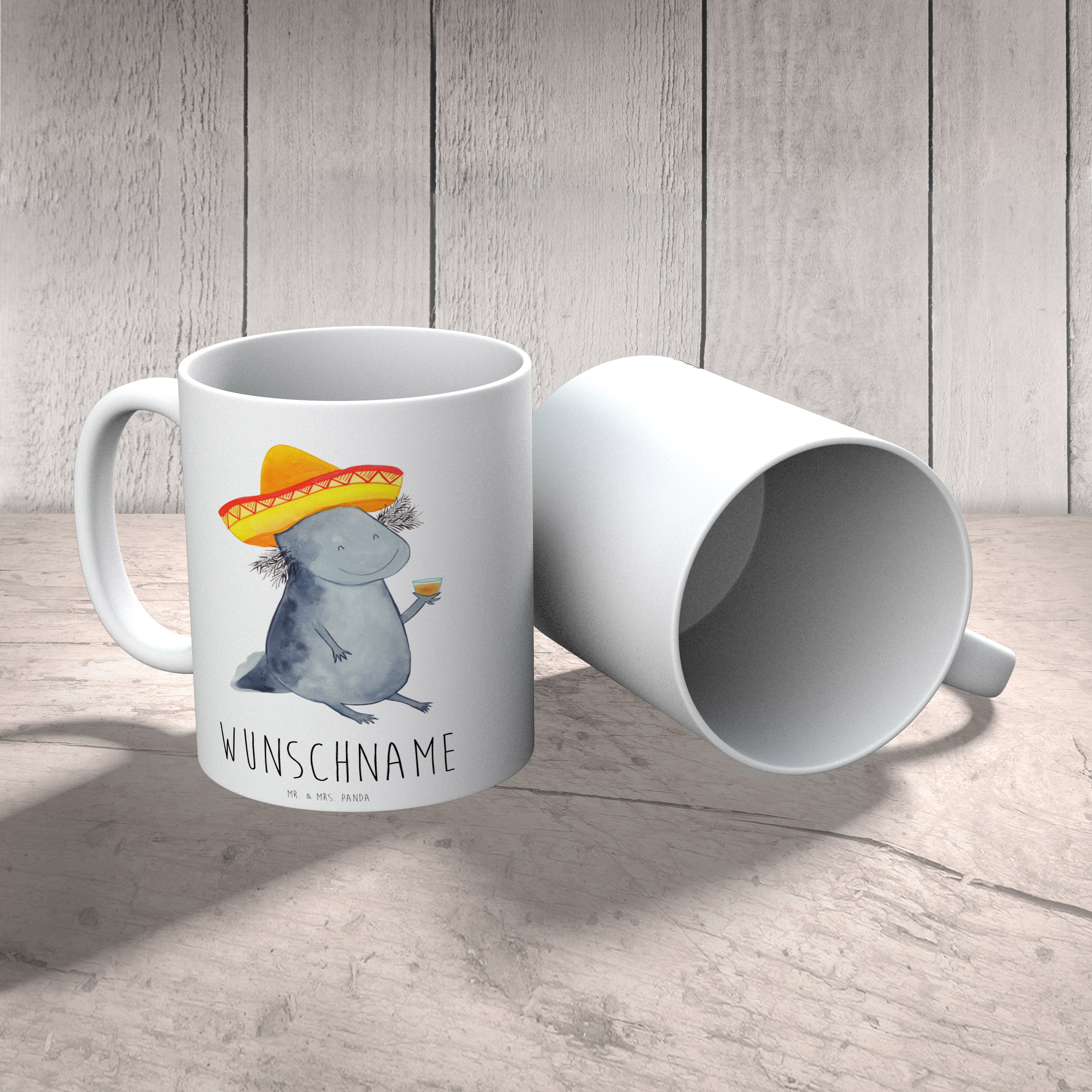 Personalisierte Tasse Axolotl Tequila - Personalisierte Geschenke Motivation