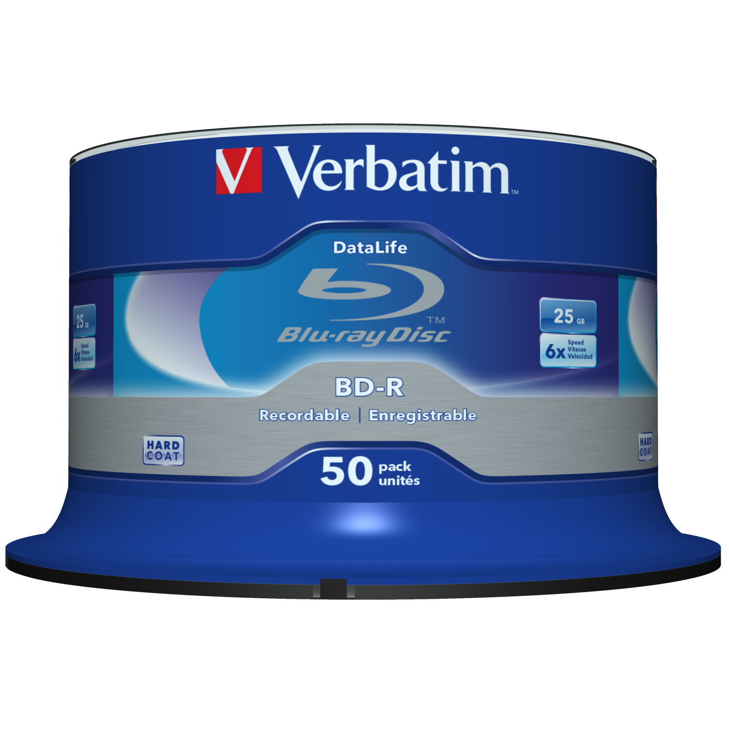 Verbatim Datalife 6x, 43838, 25 GB, BD-R, Spindel