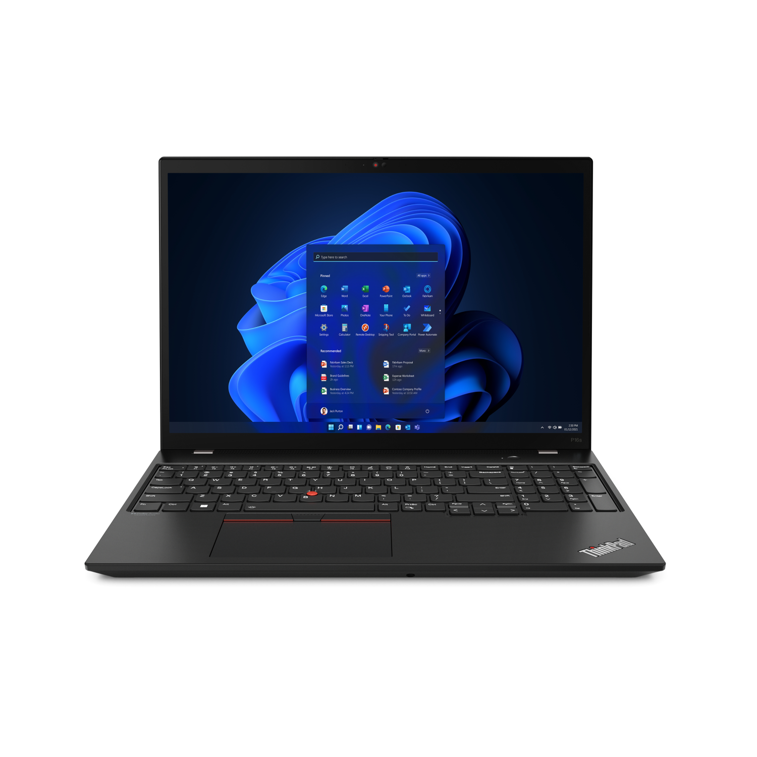 Lenovo ThinkPad P16s G1, 21bt009bge, i5-1250P, 16GB, T550, Win