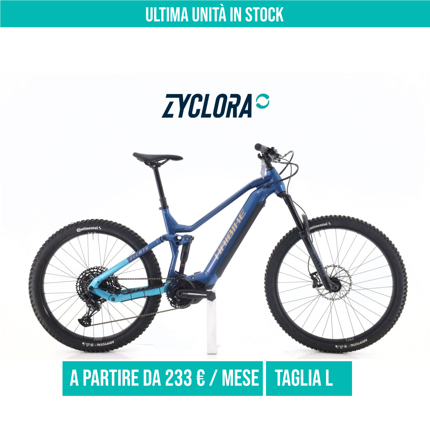 Haibike All Mtn 2 taglia L Semi-nuova
