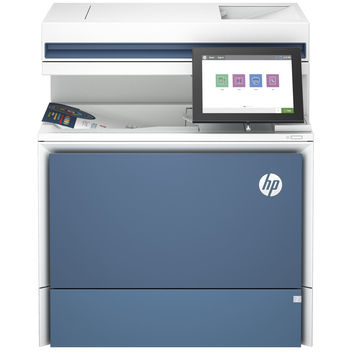 HP LaserJet Color Enterprise MFP 5800dn Drucker, 6qn29a#b19, Laser, Farbdruck, Direktdruck