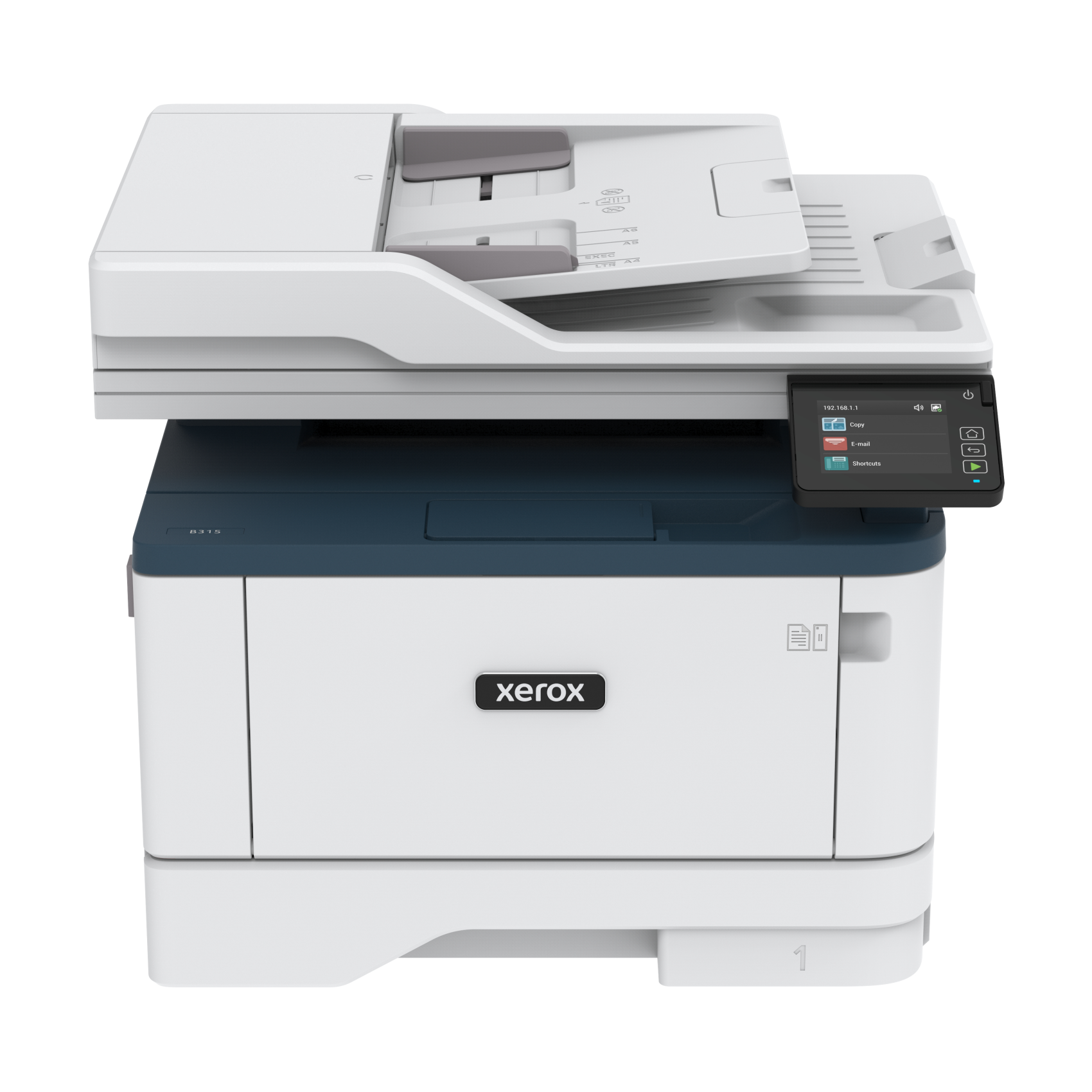 Xerox B315 A4 40 Seiten/Min. Wireless Duplex Kopie/Druck/Scan/Fax PS3 PCL5e/6 2 Behälter 350 Blatt,, b315v_dni