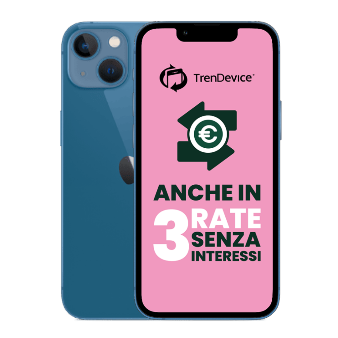iPhone 13 256 GB Blu C Ricondizionato