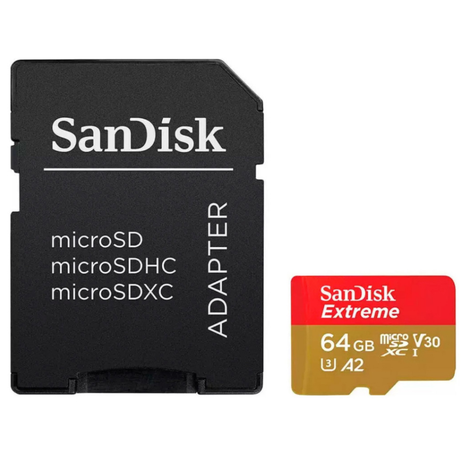 SanDisk Extreme PLUS, sdsqxbu-064g-gn6ma, 64 GB, Klasse 10, 90 MB/s, Class 3 U3