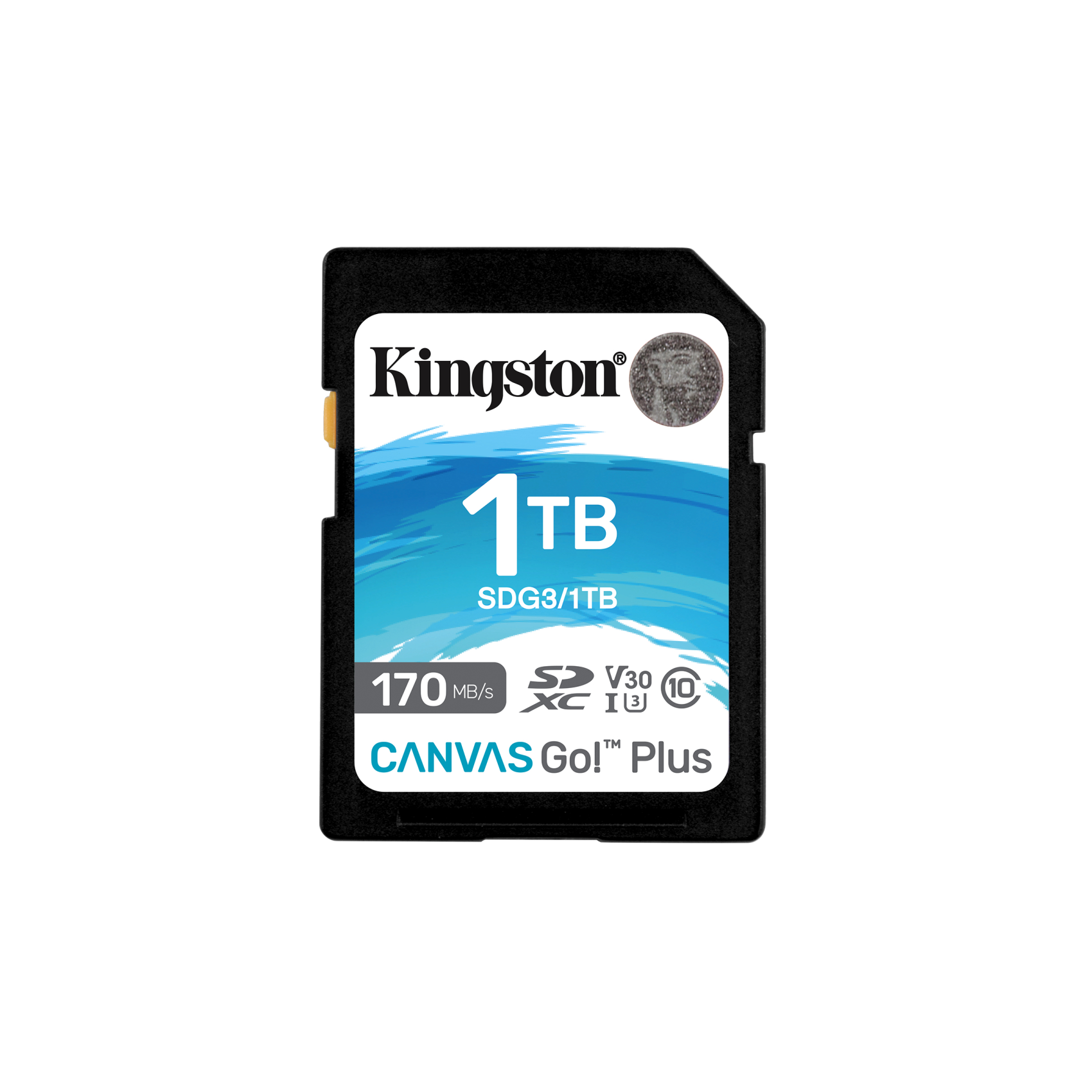 Kingston 1TB SDXC Canvas Go Plus 170R C10 UHS-I U3 V30, sdg3/1tb, 1 TB, SD, Klasse 10, UHS-I, 170 MB/s, 90 MB/