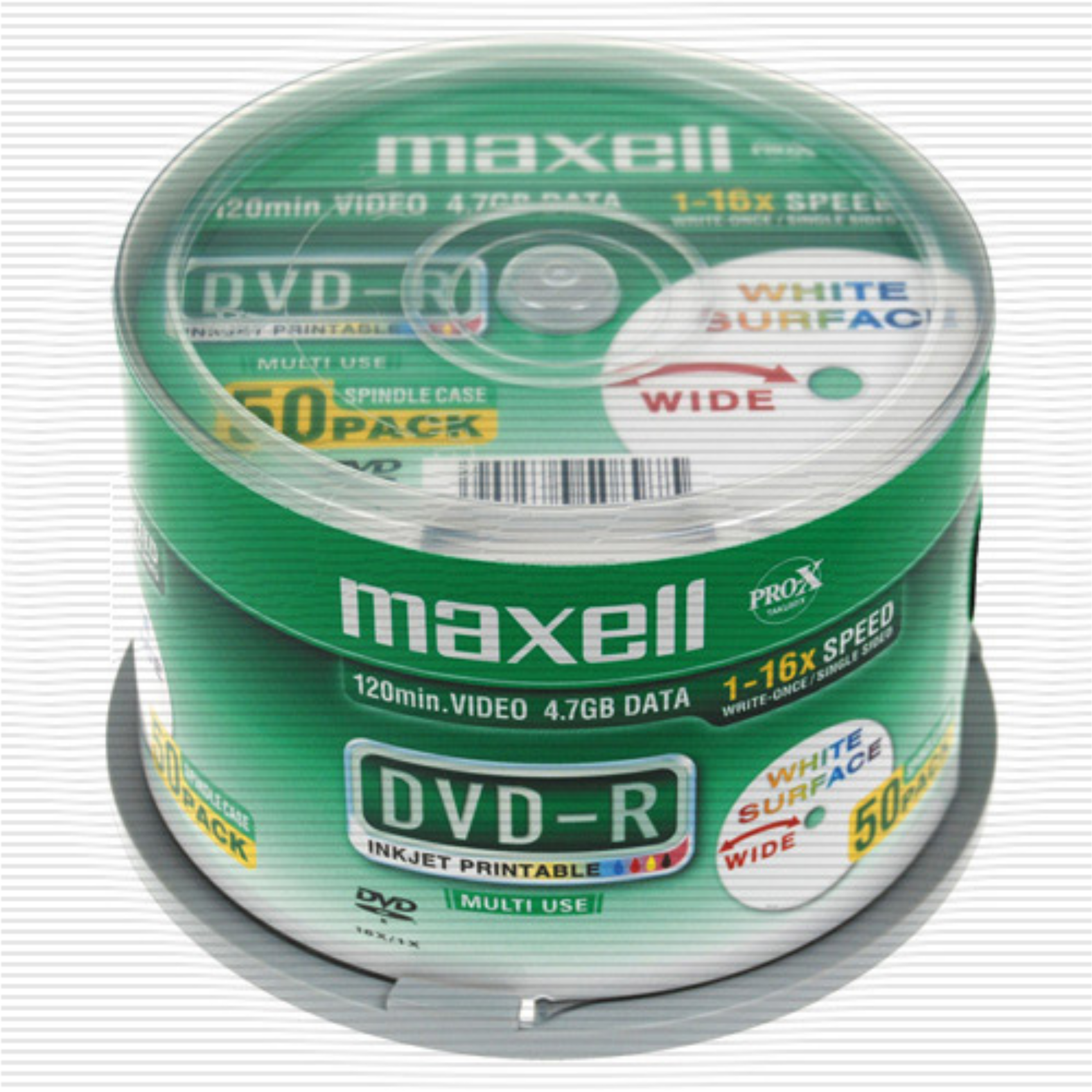 Maxell DVD-R, 275701, DVD-R, Druckbar, 50 Stücke