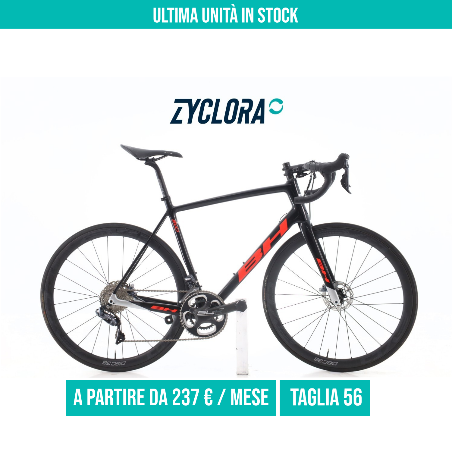 BH Ultralight Evo Carbonio Di2 11V taglia 56 Semi-nuova