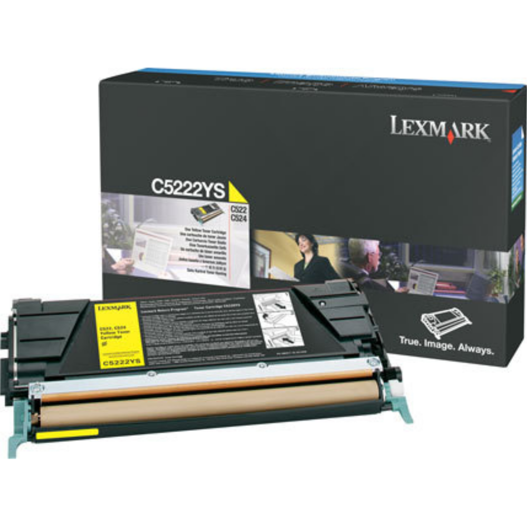 Lexmark Yellow Toner Cartridge for C52x, c5222ys, 3000 Seiten, Gelb