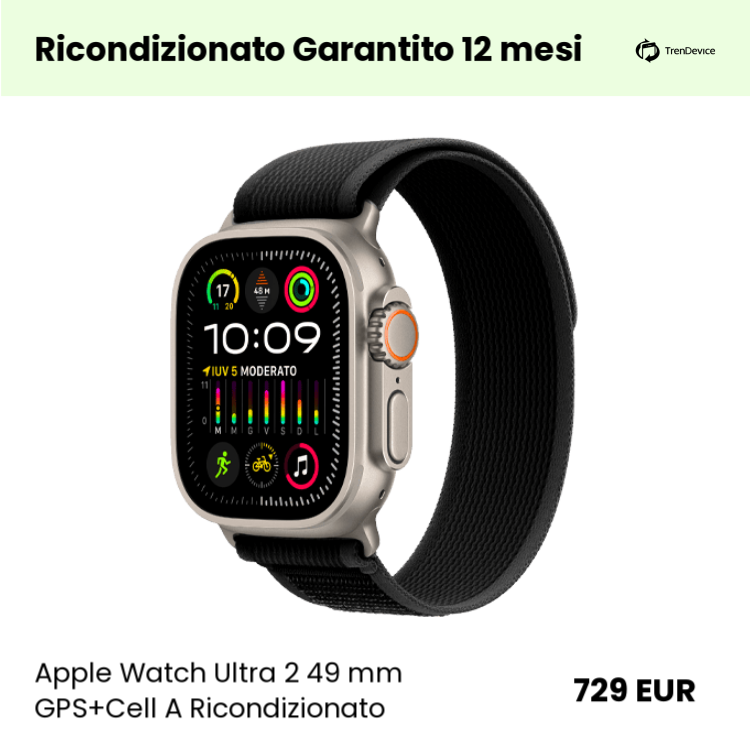 Apple Watch Ultra 2 49 mm GPS+Cell A Ricondizionato
