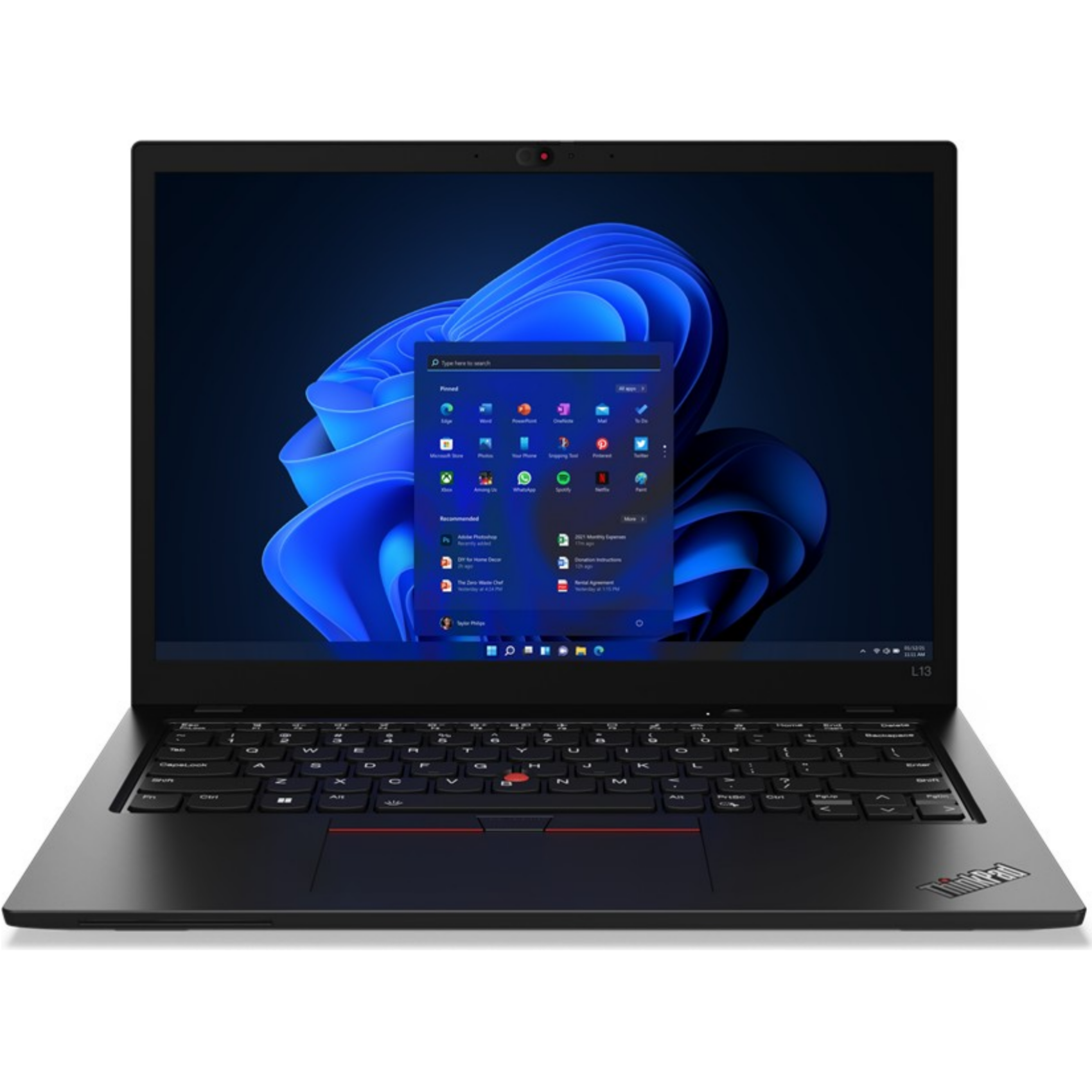 Lenovo ThinkPad L13 G3, 21b4s93k01, Core i5-1245U, 16GB, Win11 Pro, Win