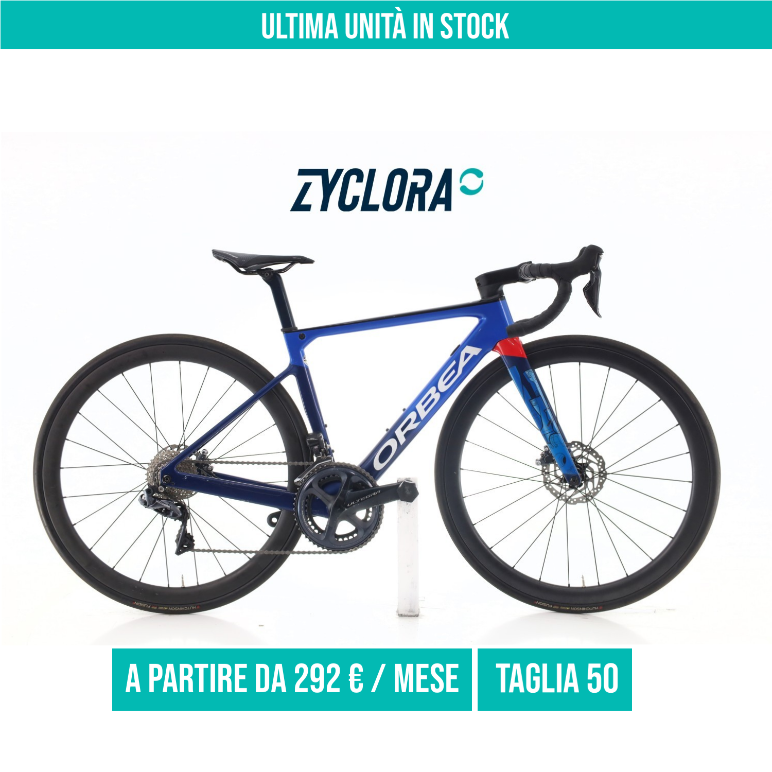 Orbea Orca OMX Carbonio Di2 11V taglia 50 Semi-nuova