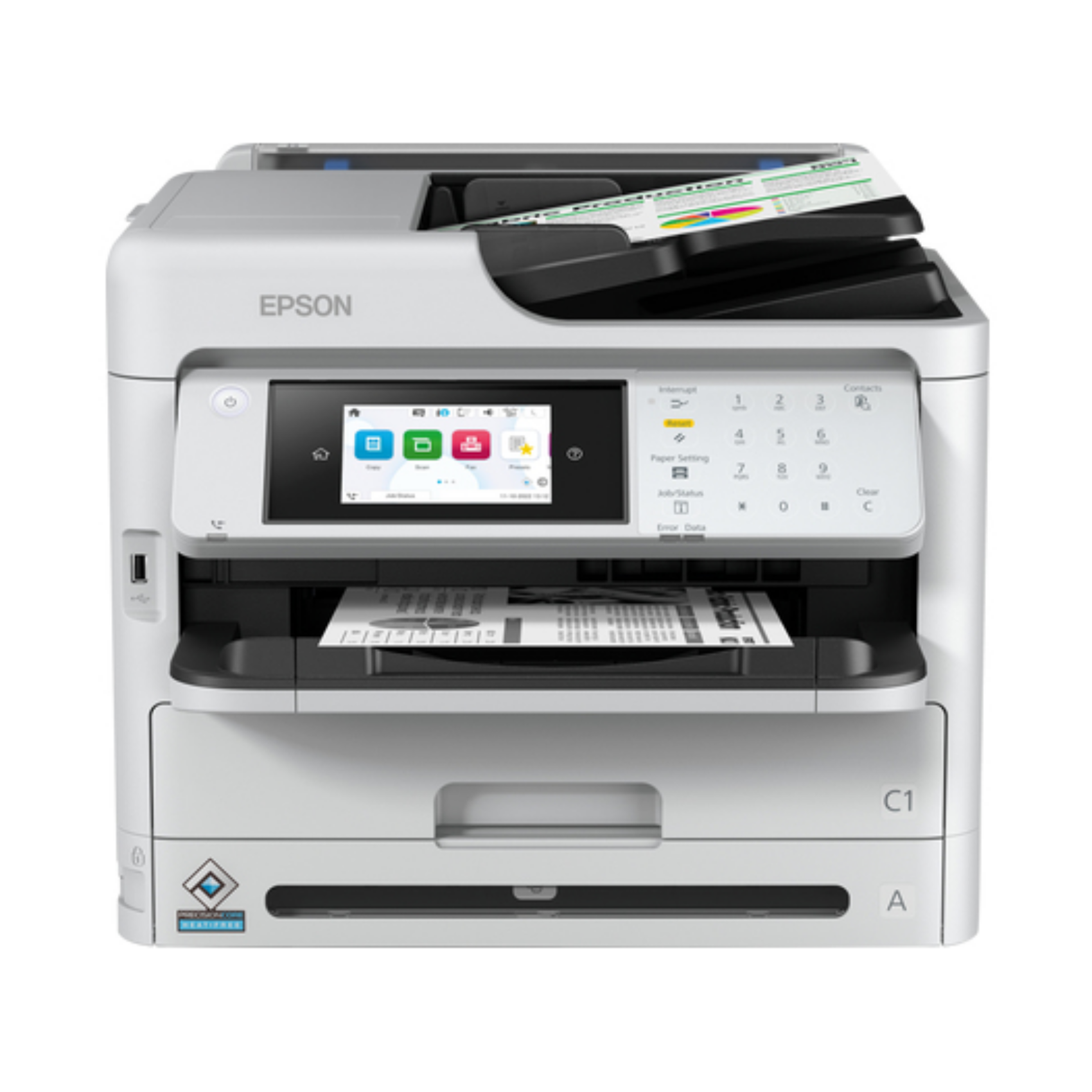 Epson WorkForce Pro WF-M5899DWF, c11ck76401, Tintenstrahl, Monodruck, A4, Direktdruck, Schwarz,