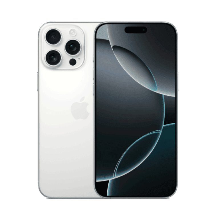 iPhone 16 Pro Max 256 GB Titanio bianco Sim Card (include slot sim) A+ Ricondizionato
