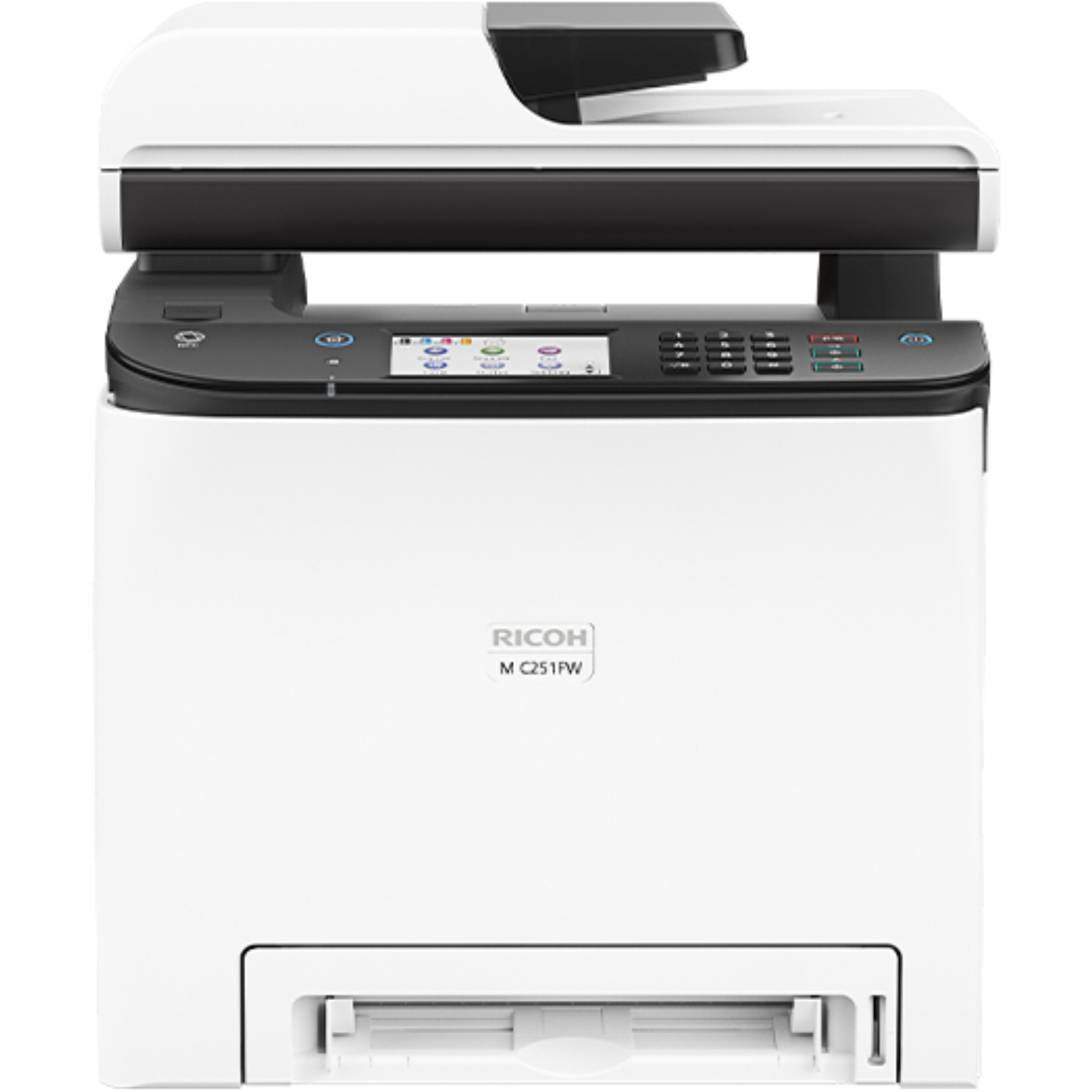 Ricoh M C251FW 4 in 1 Farblaser-Multifunktionsdrucker weiß, 408545, Multifunktionsgerät, Laser/LED-Druck