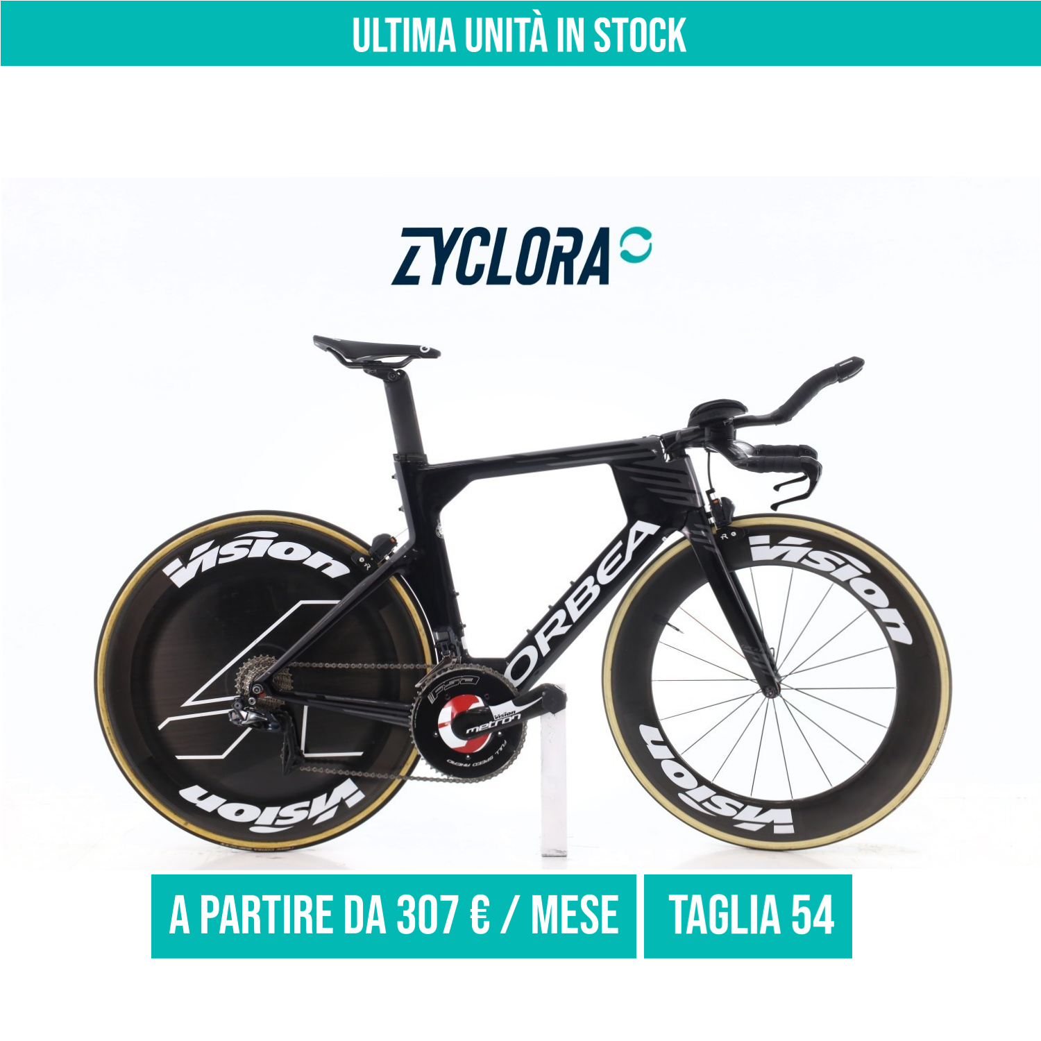 Orbea Ordu OMP Carbonio Di2 11V taglia 54 Semi-nuova