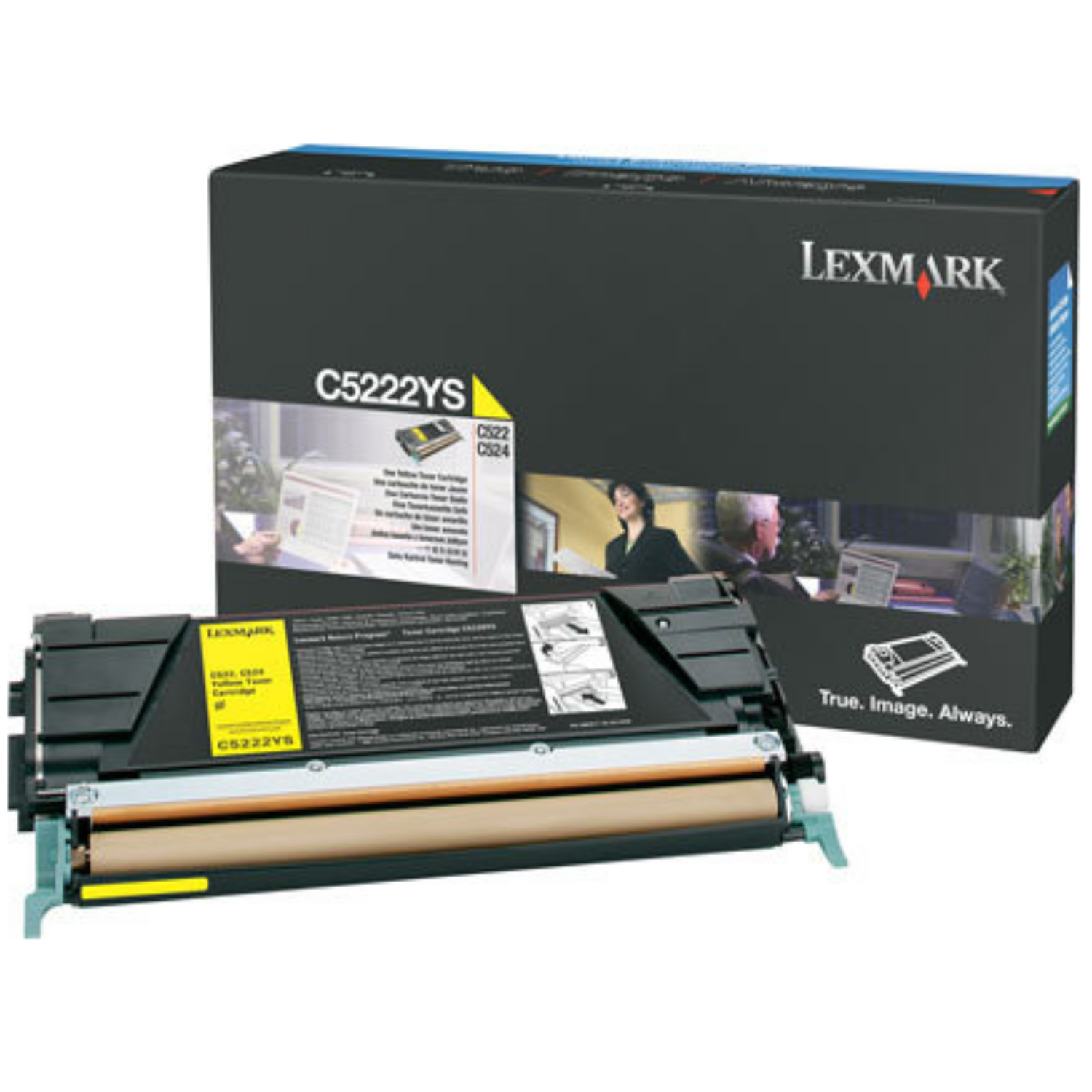 Lexmark Yellow Toner Cartridge for C52x, c5222ys, 3000 Seiten, Gelb