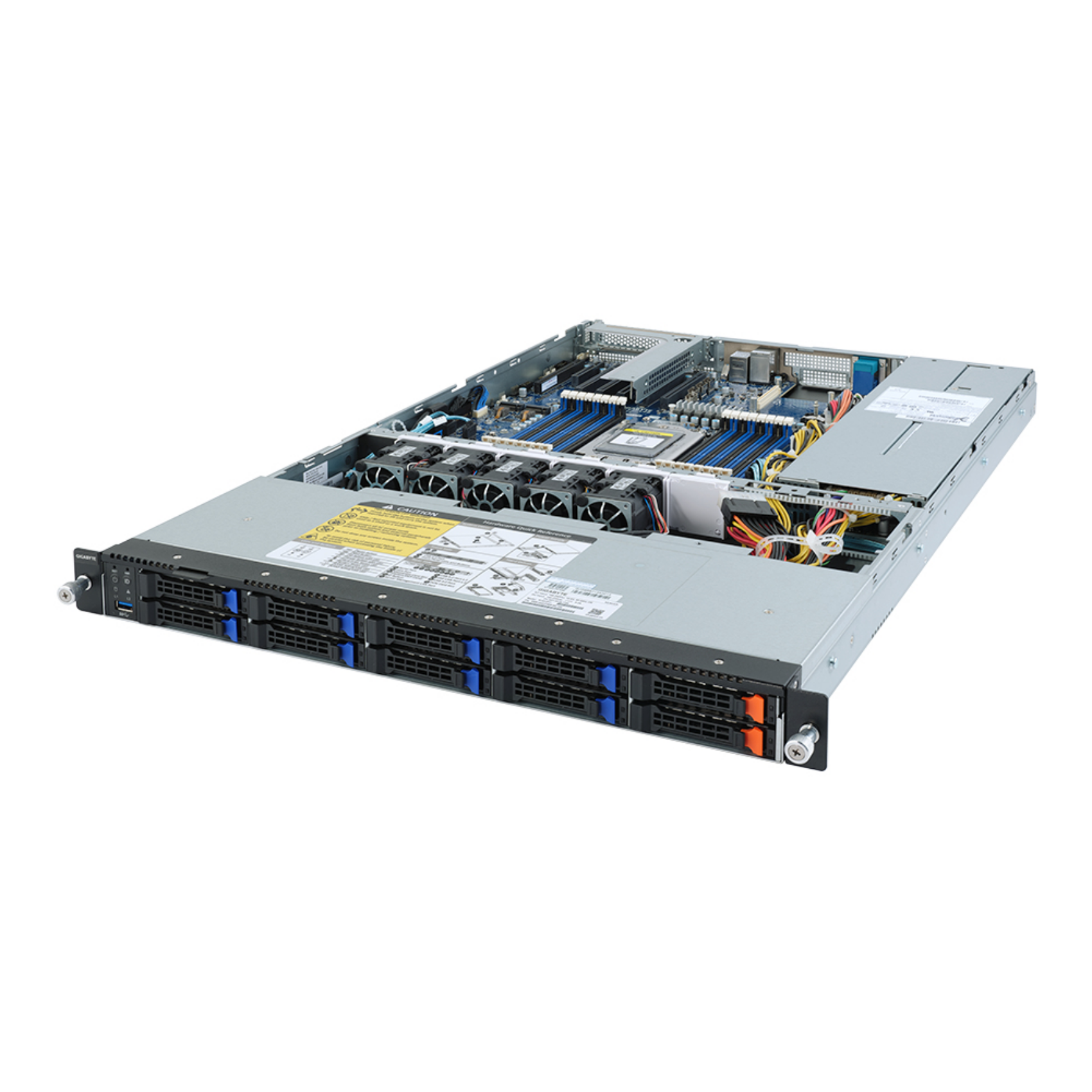 Gigabyte R152-Z31, 6nr152z31mr-00, DDR4-SD, 2933,3200 MHz, Okta-Kanal, 2.5", Aspeed AST2500, Gigabit Ethernet