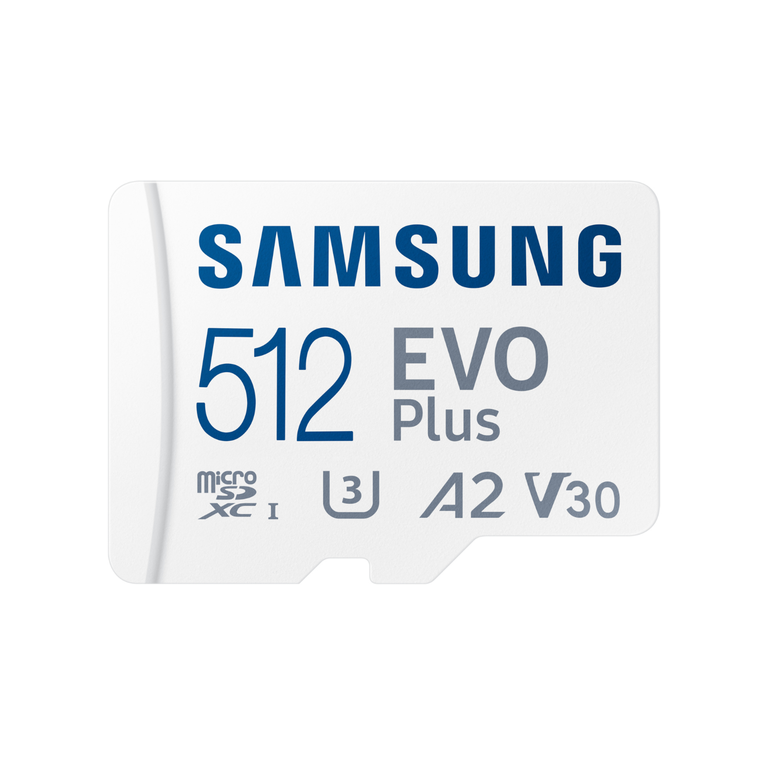 Samsung EVO Plus microSD-Speicherkarte 2024 inkl. SD Adapter, mb-mc512sa/eu, 512 GB, 512 GB