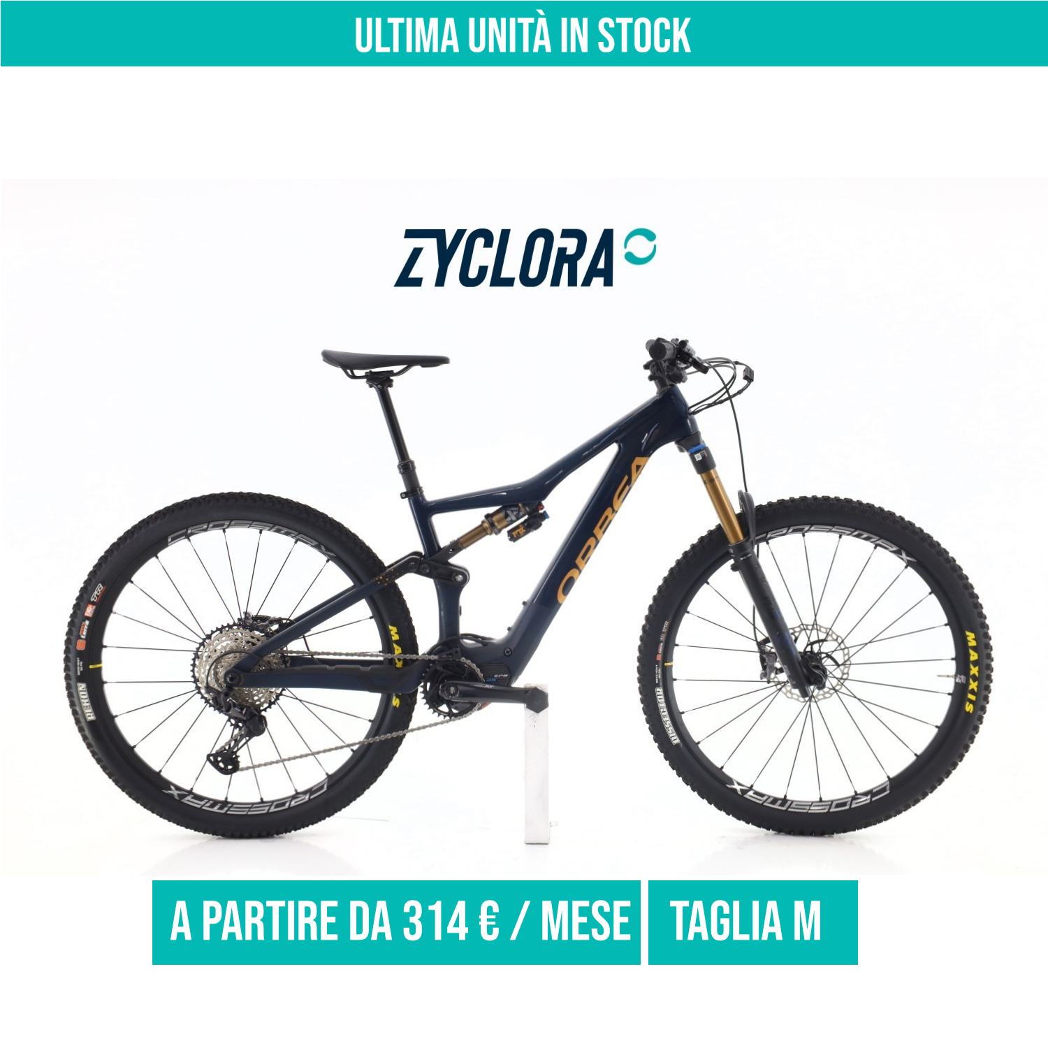 Orbea Rise M10 XT taglia M Semi-nuova