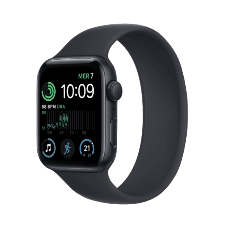 Apple Watch SE 2 44 mm Mezzanotte GPS C Ricondizionato