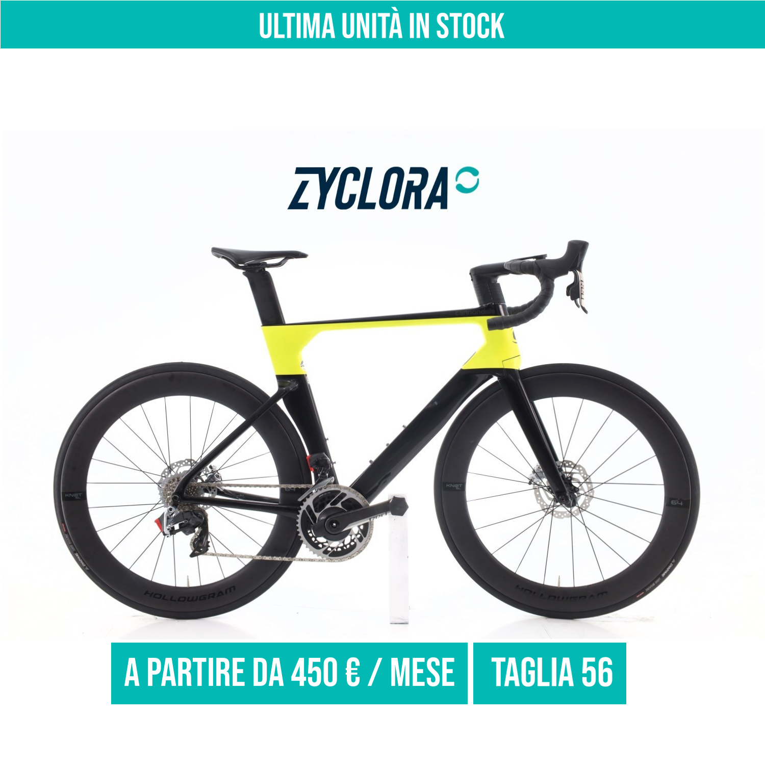 Cannondale Systemsix Carbonio AXS 12V taglia 56 Semi-nuova