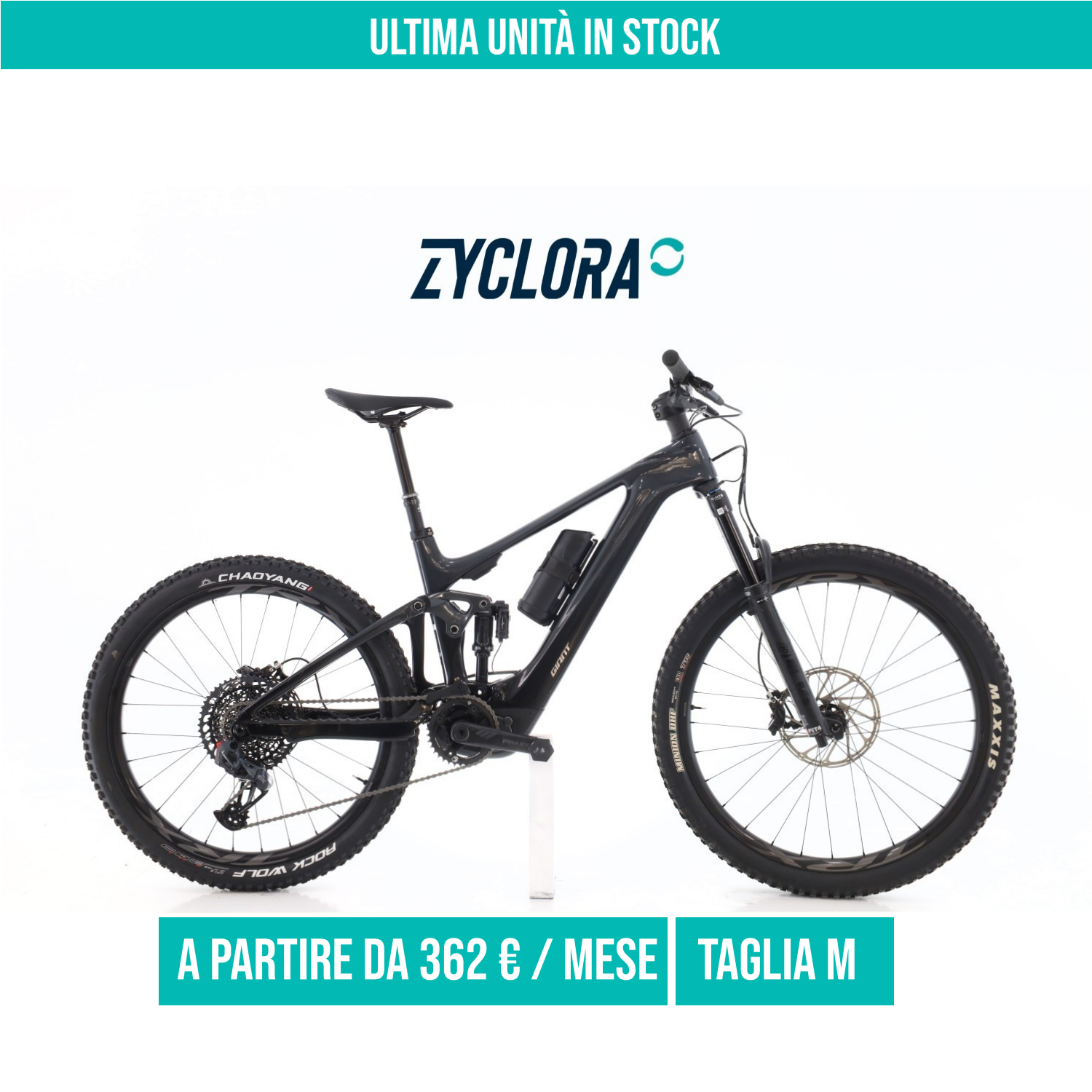 Giant Trance E+1 Carbonio GX AXS taglia M Semi-nuova