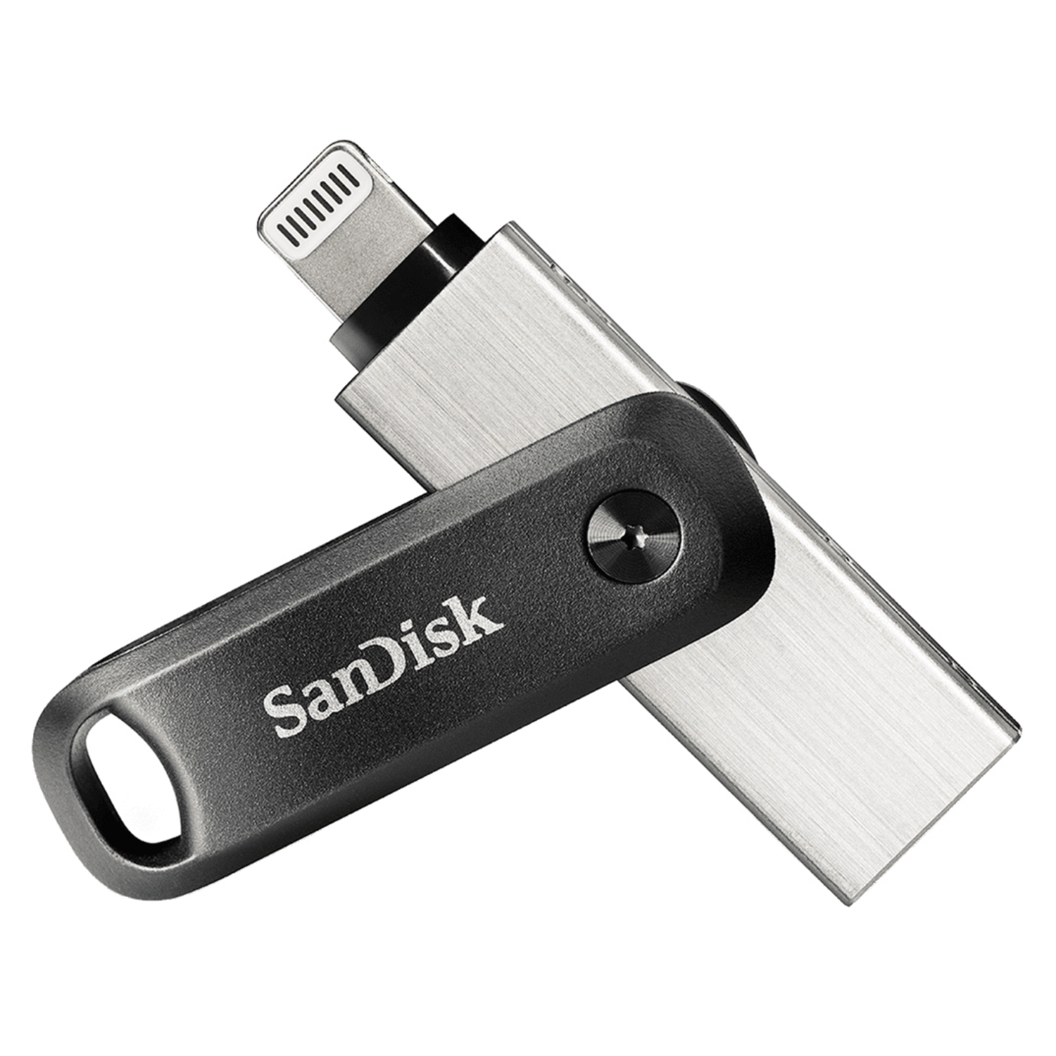 SanDisk iXpand, sdix60n-064g-gn6nn, 64 GB, USB Type-A / Lightning, 3.2 Gen 2 3.1 Gen 2, Schwarz, Silber