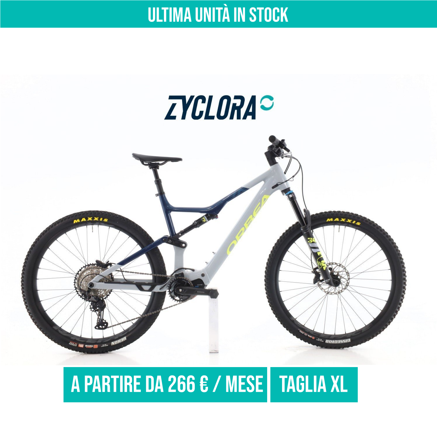 Orbea Rise H20 XT taglia XL Semi-nuova