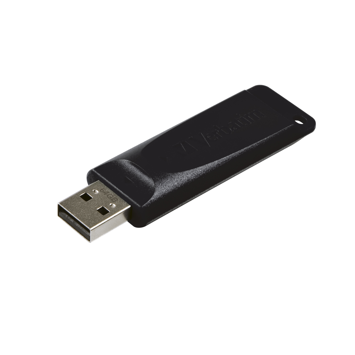 Verbatim Slider, 98698, USB-Stick 64 GB, Schwarz, 64 GB, 2.0, 10 MB/s