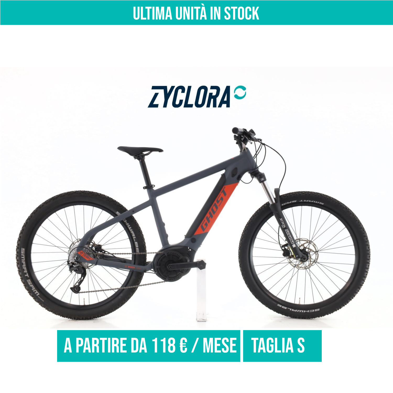 Ghost E-Teru Essential taglia S Semi-nuova