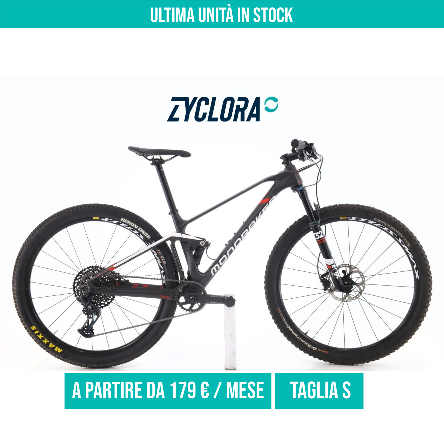 Mondraker F-Podium Carbonio GX taglia S Semi-nuova