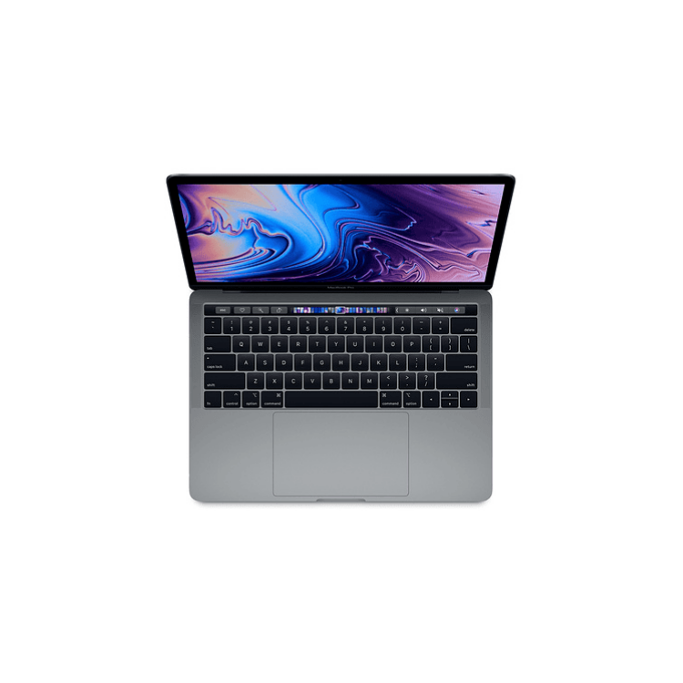 MacBook Pro 13 2019 4 Porte 512 GB Grigio siderale A 8 GB Core i5 quad‑core a 2,4GHz Ricondizionato