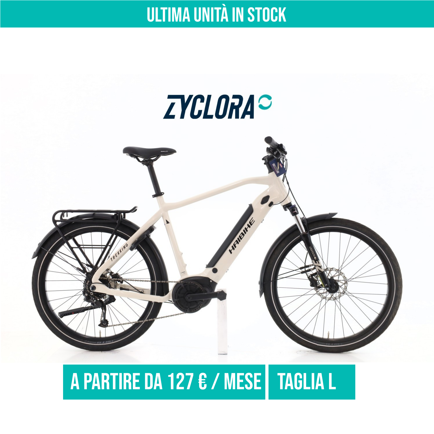 Haibike Trekking 3 taglia L Semi-nuova