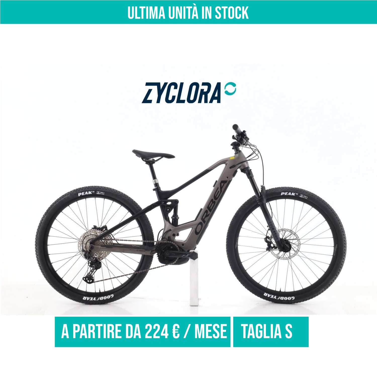 Orbea Wild FS XT taglia S Semi-nuova