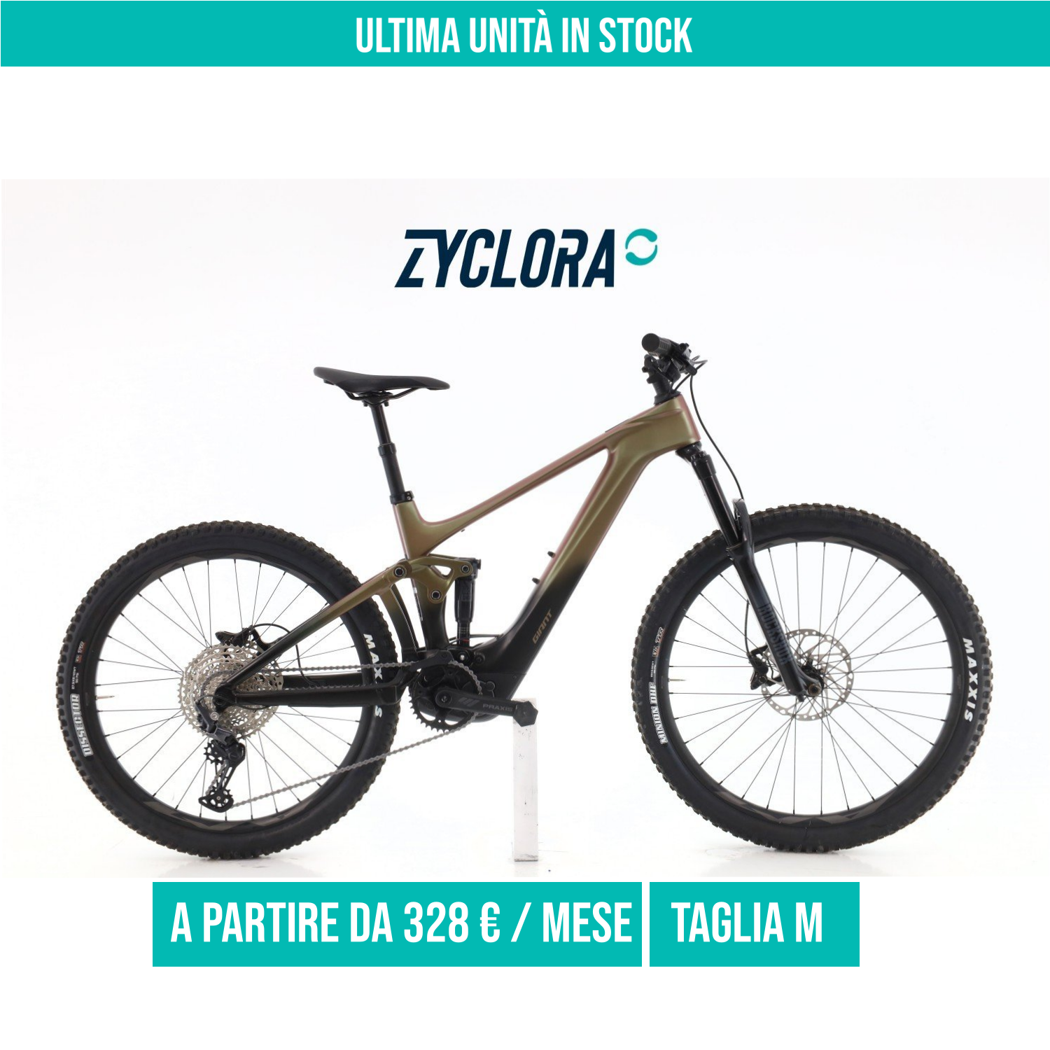 Giant Trance E+3 Carbonio taglia M Km.0