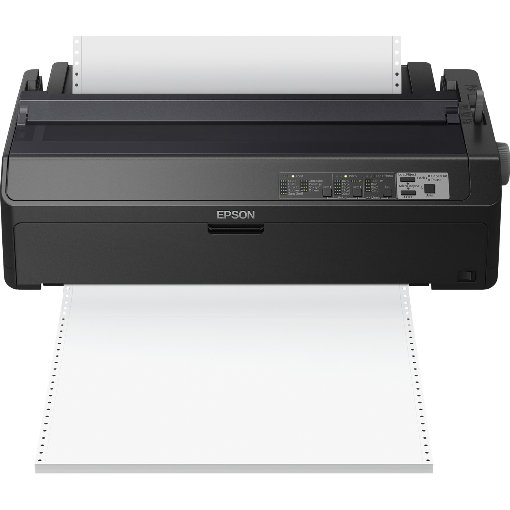 Epson LQ-2090IIN, c11cf40402a0, 550 Zeichen pro Sekunde, 10 Zeichen pro Zoll, 6 Kopien, Code 128 (A/B/C), Code 39