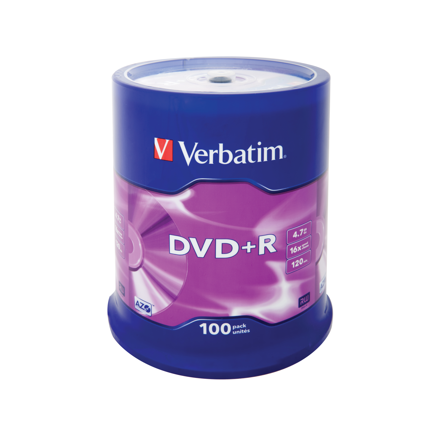 Verbatim DVD+R Matt Silver, 43551, DVD+R, 120 mm, Spindel, 4,7 GB