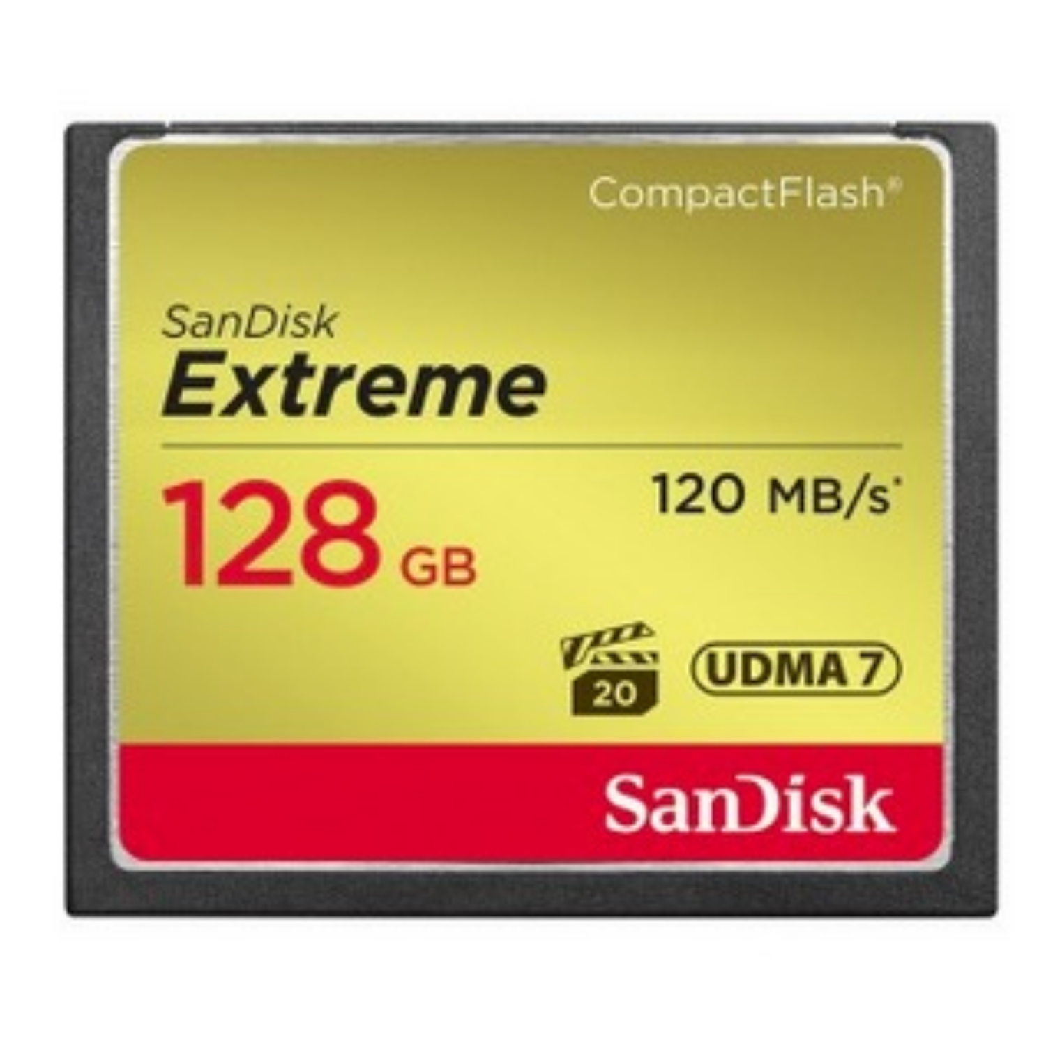 SanDisk CF Extreme 128GB, sdcfxsb-128g-g46, 128 GB, Kompaktflash, 120 MB/s, Schwarz