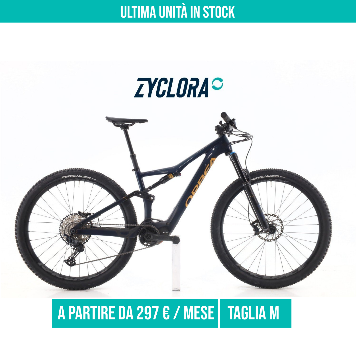 Orbea Rise M20 Carbonio taglia M Semi-nuova